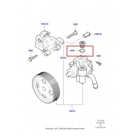 Ford MONDEO Stūres iekārta blīve 3518119