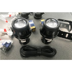 Unversālie HELLA miglas lukturu kompl. MICRO DE melns korpuss 1NL008090821 2