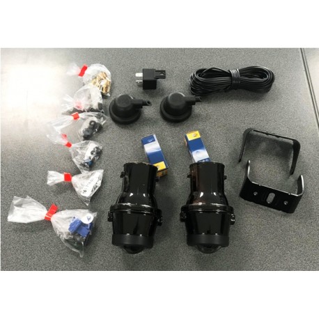 Unversālie HELLA miglas lukturu kompl. MICRO DE melns korpuss 1NL008090821