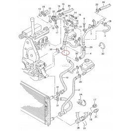 Audi Gumijas caurule dzesēšanas sistēmai...