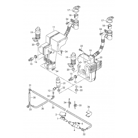 VW Golf 09-12 bampera vāciņš luktura mazgātājam R 5K0955110C