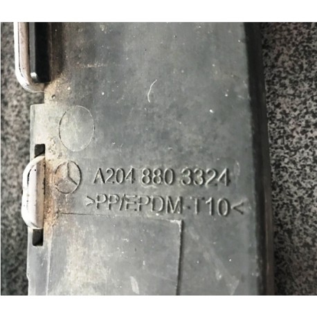 Mercedes W204 reste bamperī, A2048803324 lietota