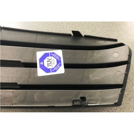 Audi A4 08- reste bamperī R melna