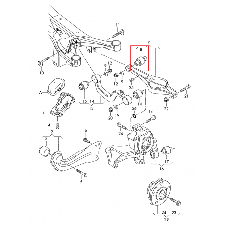 Sviras bukse LEMFÖRDER LM29917, 2991701, 1K0505171C