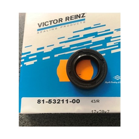 Kloķvārpstas blīvslēgs VICTOR REINZ 81-53211-00, 17x28x7