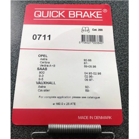 Stāvbremzes loku rem. K-ts Quick Brake Q711,...