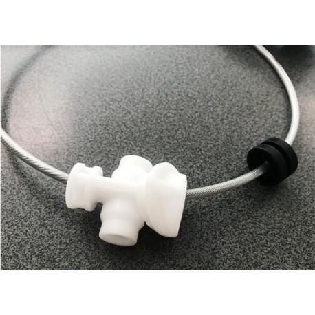 VW T4 priekšējā bremžu trose 701711476A