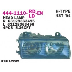 BMW 3 E36 94-98 H1+H1 lukturis R tips HELLA