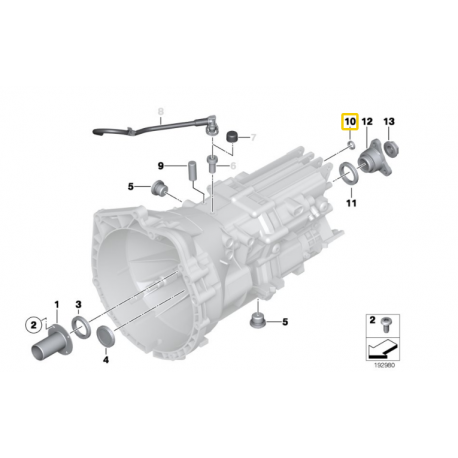 BMW 1 2 3 4 5 6 X1 X3 X5 Z4 Z3 kārbas blīvslēgs 15X21X5 23128677736