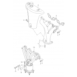 VW Golf 4 Bora Izplūdes kolektora blīve 70-34206-00 VICTOR REINZ  036253039F 2