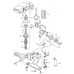 Stabilizatora atsaite LEMFÖRDER 31-3030, 535411315,  20982 05 2
