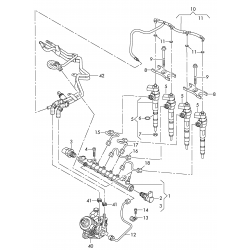 Audi A3 VW Caddy  sprauslas skrūve M6X88X32 WHT004739 2