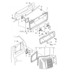 Numurzīmes apg. lukturis OE daļa 4B5943021, A56443 2