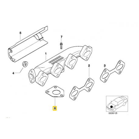 BMW E36 E46 E39 E38 X5 Turbokompresora blīve 11622244515 HP206954 12x15,5x9,5