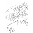 Audi A3 97-03 moldings R 5D, 8L4854862 01C