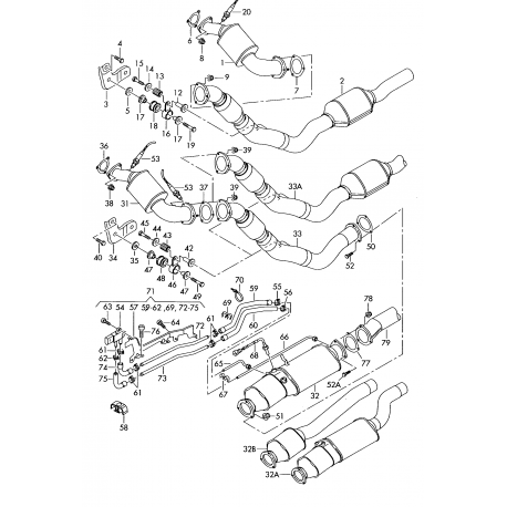 Audi A4 A7 Blīve Elring 110-959, 4D0253115A, 423.010