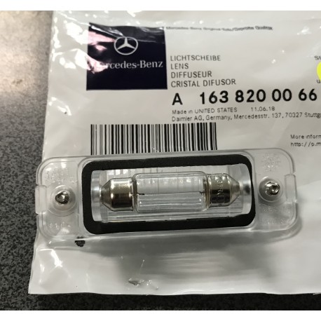 Mercedes ML-Class W163 01-05 Numurzīmes apg. lukturis A1638200066