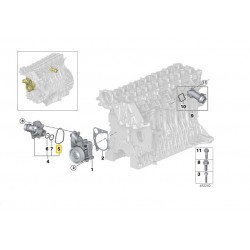 BMW E60 E90 Termostata blīve 11517787692, 00863300, 071.650 2
