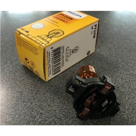 Pagriezienu spuldze 12190P PHILIPS, PY24W 24W 12V