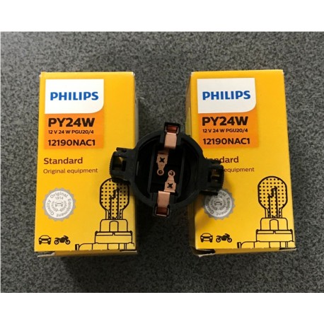 Pagriezienu spuldze 12190P PHILIPS, PY24W 24W 12V
