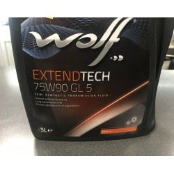 Transmisijas eļļa WOLF SAE 75W90 5L