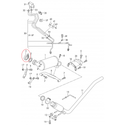 Audi A3 VW TRANSPORTER Savilcējskava D 75mm, 1K0253725 2