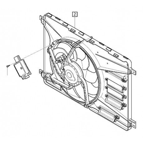 Volvo V70 XC60 ventilātora vadības bloks 940004107