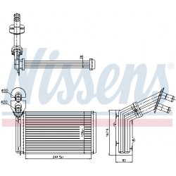 Salona radiators NISSENS 73973, 7M0819030B