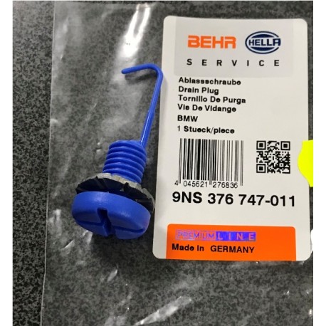 BMW X5 E70 X6 readiatora korķis 9NS 376 747-011, 17117571988, 1439138