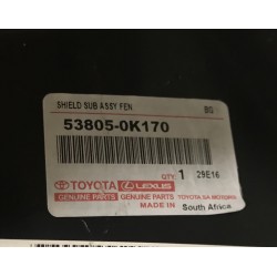 Toyota Hilux 15- spārna sargs pr. lab. 53805-0K170 2