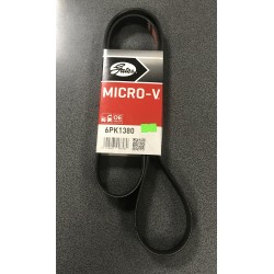 Daudzceliņu siksna 6PK1380 GATES 55561329, QBR61380, VKMV 6PK1384