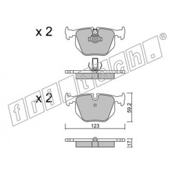 BMW E46 E38 X3 E83 E53 X5 Bremžu uzlikas ATE 13047070792... 2