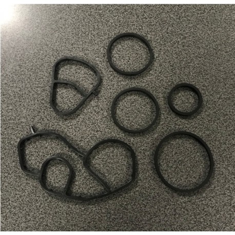 Blīvju komplekts, Eļļas radiators AJUSA 77008200, MN982520, 1104.36