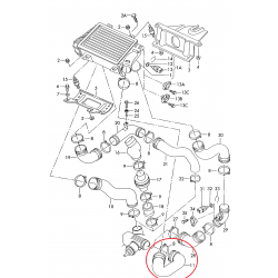 Pūtes sistēmas gaisa caurule 1117701100 JP GROUP, 701145832A 2
