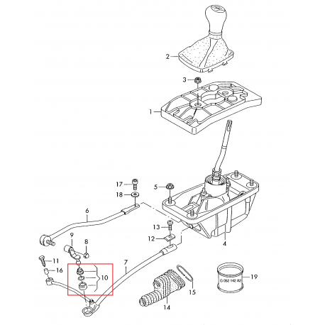 Audi A4 A6 kulises remonta komplets 8E0798151C, 115 352