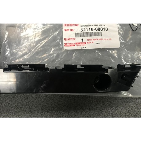 Toyota Sienna 11-17 Priekšējā bampera stiprinājums L 52116-08010