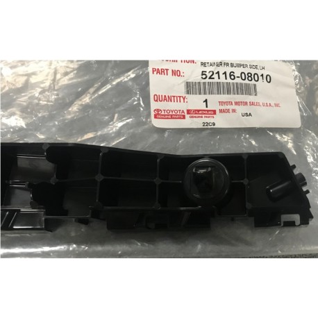 Toyota Sienna 11-17 Priekšējā bampera stiprinājums L 52116-08010
