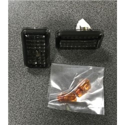 VW Golf  87-91 pagrieziens uz spārna CRISTAL tumšs komplekts E DEPO 2