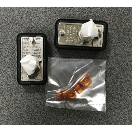 VW Golf  87-91 pagrieziens uz spārna CRISTAL tumšs komplekts E DEPO