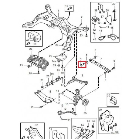 Skrūve F30005 FEBI BILSTEIN 1381971, 3425260