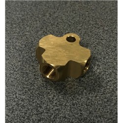 Cauruļu savienotājs T-gabals 10x1,25