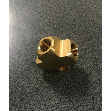 Cauruļu savienotājs T-veida savienotājs M12X1