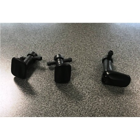 SAAB 93 9-3 03-12 vējstikla mazgātāja sprauslas kompl.  3gab. 12788630, 12788631