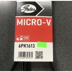 Daudzceliņu siksna Gates 6PK1613C, 03G903137E