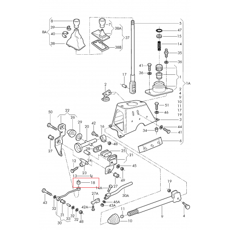 Audi VW Kulises bukse 811711279