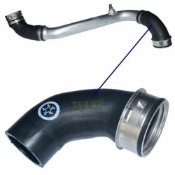 BMW E53 X5 3.0d  intercooler caurle apakšā, 11617799395 , 11617790094 2