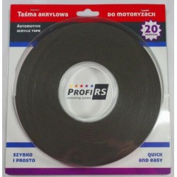 Divpusējā akrila līmlenta, platums 6 mm, garums 20 m