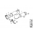BMW E90 E60 X5 izplūdes sitēmas blīve pie DPF filtra 18307793678