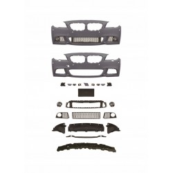 BMW F10 F11 10-13 M Sport  komplekts, ar parktronikas atverēm, lukturu mazgāšanas caurumiem 51118048668 2
