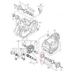 Diferencāļa vārpstas blīgredzens CORTECO 01029144B, 60x74x8mm 2